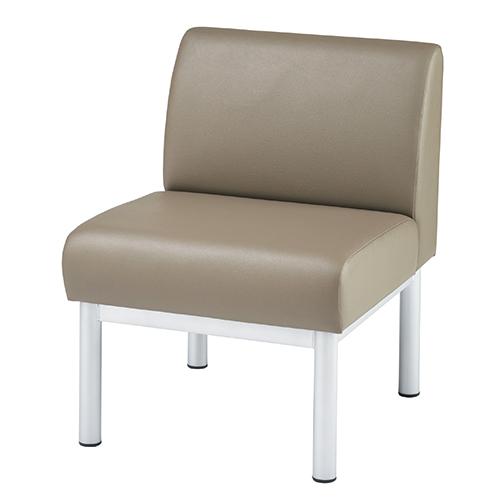 ジョインテックス 応接チェア D40LV-AL BR ブラウン 1人掛け 889227 | ブランド登録なし