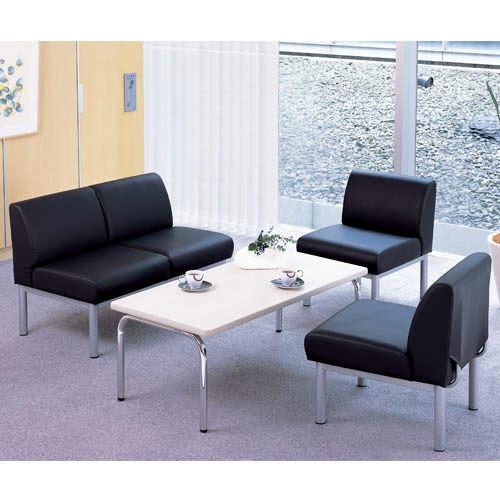 ジョインテックス 応接チェア D40LV-AL BR ブラック 1人掛け 889228 | ブランド登録なし | 01