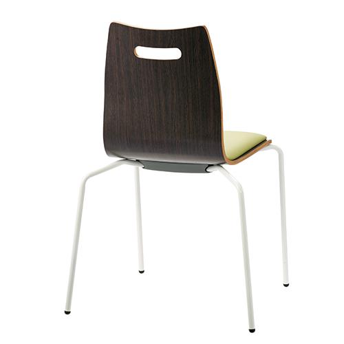 CMC(中央可鍛工業) 会議イス KU-31 W/GR（ウェンゲ/グリーン） 889238 | ブランド登録なし | 01