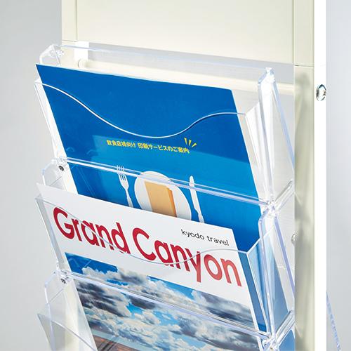 トヨダプロダクツ パンフレットスタンド PSB-110CN 1列10段 889332 | トヨダプロダクツ | 02