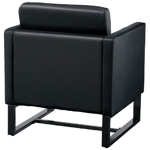 アールエフヤマカワ 応接チェア GZSSF-L1PBK ブラック 1人掛 889355 | アール・エフ・ヤマカワ | 01