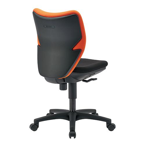 アイリスチトセ 事務イス BIT-BX45-L0-F OR/BK オレンジ/ブラック