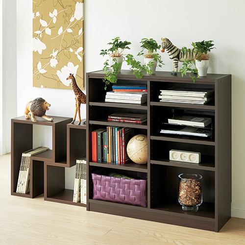 白井産業 木製棚タナリオ TNL-9059 DK ダークブラウン 889437 | 白井産業 | 01