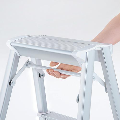 長谷川工業 踏台 SK2.0-06S 2段 シルバー 889533 | 長谷川工業 | 01