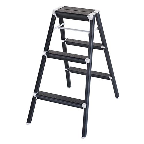 長谷川工業 踏台 SK2.0-08BK 3段 ブラック 889536 | 長谷川工業