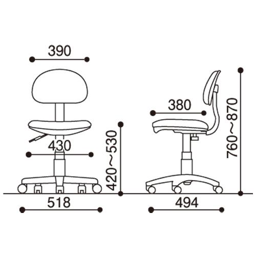 ジョインテックス 事務イス C611 BK ブラック 200903 | ブランド登録なし | 01