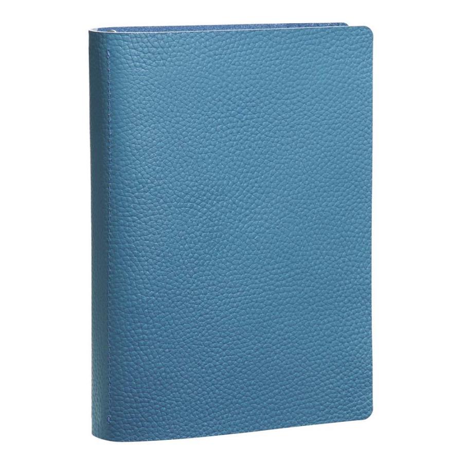 【ラッピング無料】【名入れ可能】レイメイ藤井 Raymay システム手帳 ダ・ヴィンチ ドルチェメンテ ES A5サイズ ブルー DSA1092A | ダ・ヴィンチ