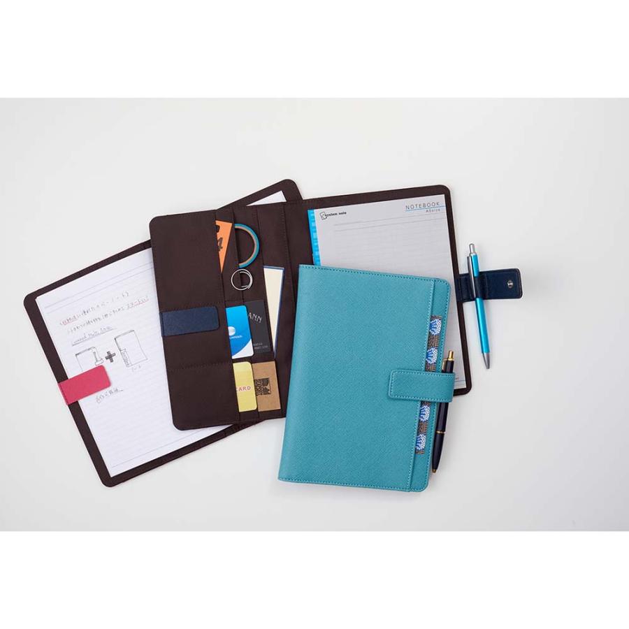 レイメイ藤井 Raymay ベルト付きマルチカバーノート A5サイズ ブルー CN229A | レイメイ藤井 | 01