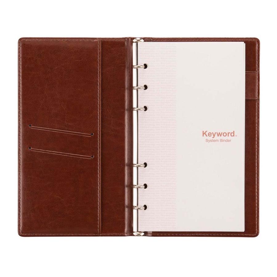 レイメイ藤井 Raymay キーワード システム手帳 聖書サイズ スリム8mm ブラウン JWB7011C | レイメイ藤井 | 02