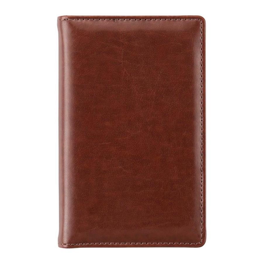 レイメイ藤井 Raymay キーワード システム手帳 ポケットサイズ スリム8mm ブラウン JWP7012C | レイメイ藤井 | 01