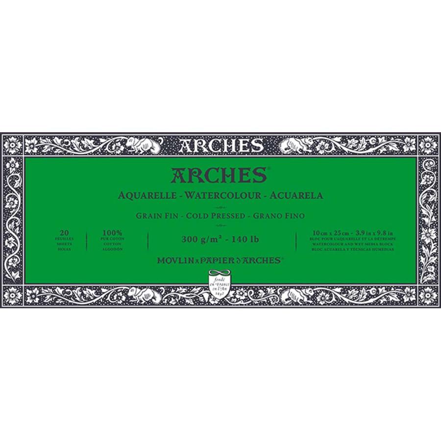 マルマン maruman アルシュ 水彩紙ブロック 300g 細目 10×25mm 1795056 | maruman