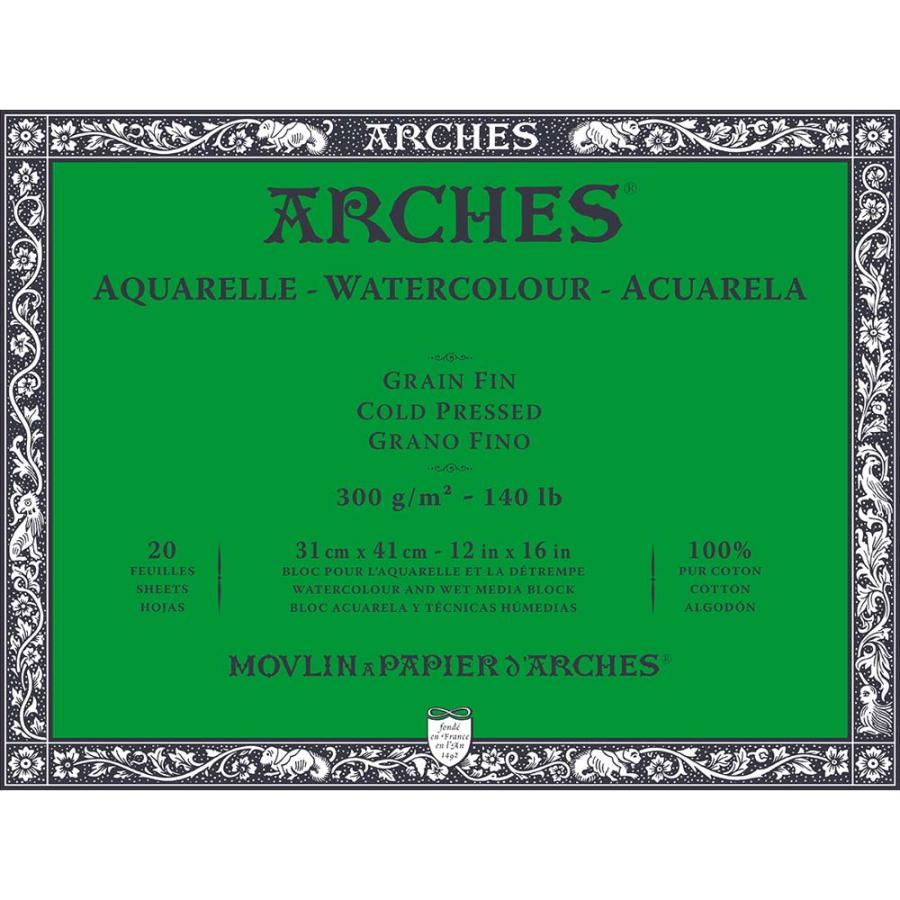 マルマン maruman アルシュ 水彩紙ブロック 300g 細目 31×41mm 1795062 | maruman