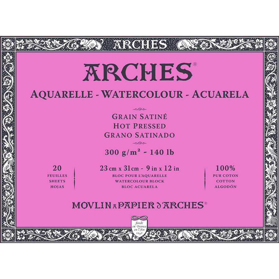 マルマン maruman アルシュ 水彩紙ブロック 300g 極細 23×31mm 1795072 | maruman