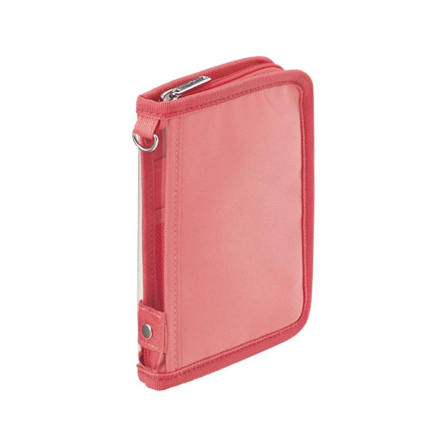 リヒト LIHITLAB myfa デコレーションポーチ ミニ コーラルレッド A3301-3 推し活 推し活グッズ おしかつ オシゴト | LIHIT LAB.