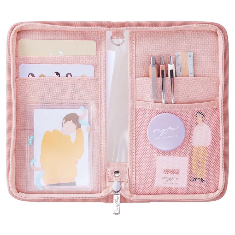 リヒト LIHITLAB myfa デコレーションポーチ シャーベットピンク A3302-12 推し活 推し活グッズ おしかつ オシゴト | LIHIT LAB. | 03