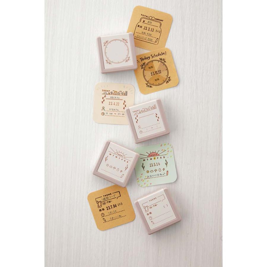 シヤチハタ Shachihata 手帳記録用スタンプ デイリーログスタンプ 行動記録 GDL-2727/H-10 クラフト 女子文具 手帳 いろもよう いろづくり | シヤチハタ | 02