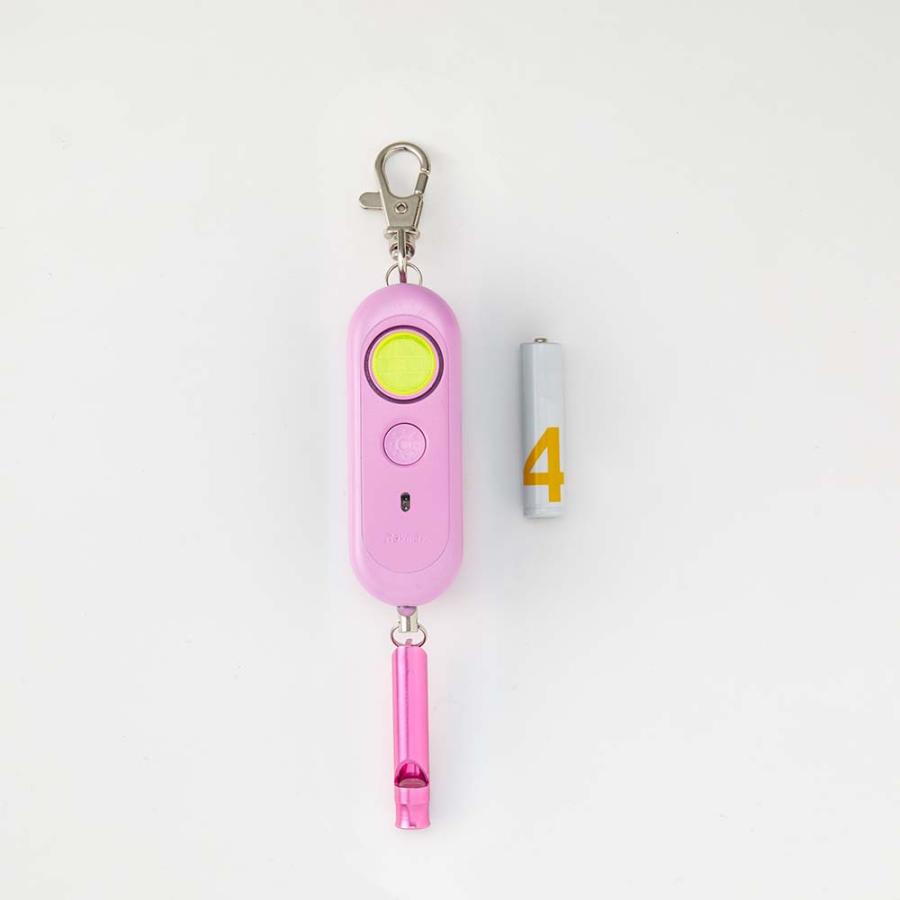 レイメイ藤井 Raymay 電池切れお知らせライト付防犯ブザー ピンク EBB172P | レイメイ藤井 | 01