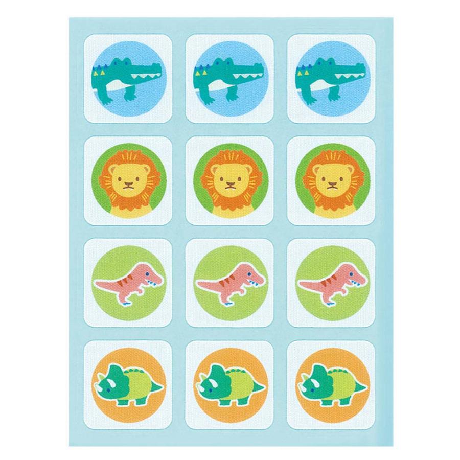 シヤチハタ Shachihata マスク用シール 恐竜&ワニライオン TRUN-SHUNP1141 おなまえシール おなまえ付け 新入学 | シヤチハタ | 01