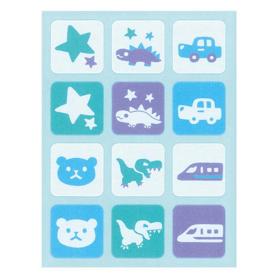 シヤチハタ Shachihata マスク用シール マイマークブルー TRUN-SHUNP1137 おなまえシール おなまえ付け 新入学 | シヤチハタ | 01