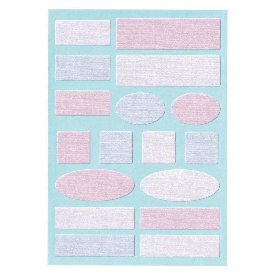 シヤチハタ Shachihata いろんなかたちのコットンラベル ピンク TRUN-SHUNP1475 おなまえシール おなまえ付け 新入学 | シヤチハタ | 01