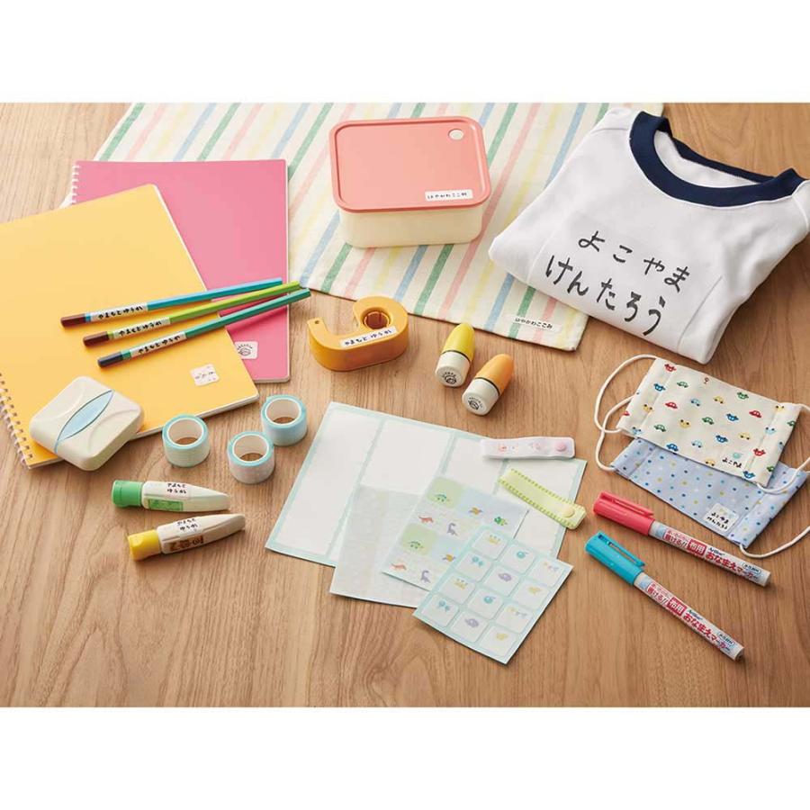 シヤチハタ Shachihata いろんなかたちのコットンラベル ピンク TRUN-SHUNP1475 おなまえシール おなまえ付け 新入学 | シヤチハタ | 05