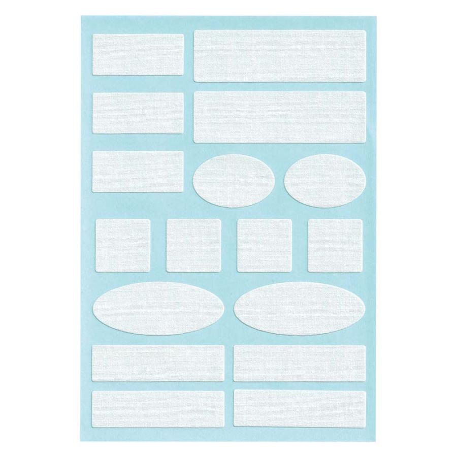 シヤチハタ Shachihata いろんなかたちのコットンラベル 無地 TRUN-SHUNP1474 おなまえシール おなまえ付け 新入学 | シヤチハタ | 01
