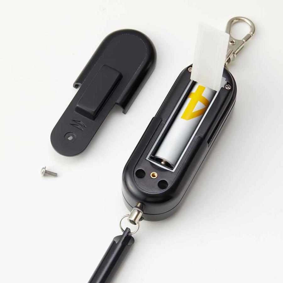 レイメイ藤井 Raymay 電池切れお知らせライト付防犯ブザー ブラック EBB172B | レイメイ藤井 | 04