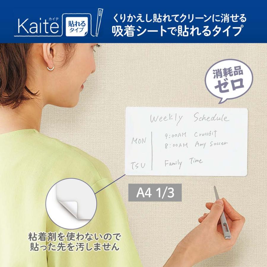 プラス PLUS カイテ Kaite 貼れるタイプ 4×1/3 428929 | PLUS | 01