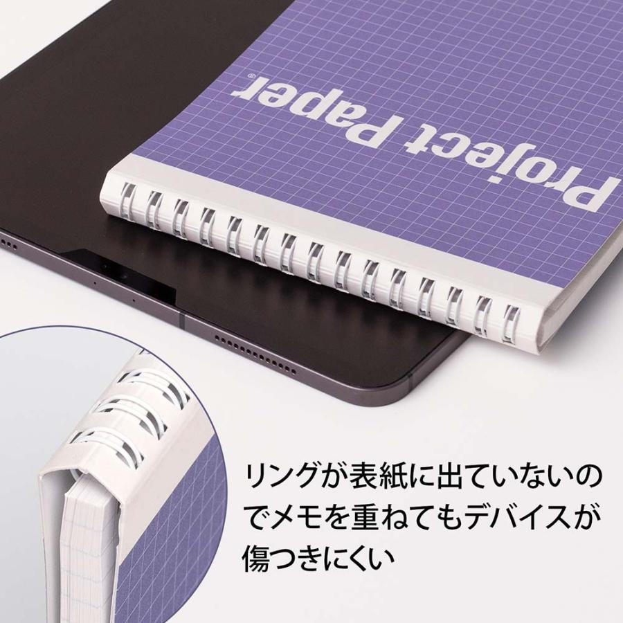 オキナ okina メモ帳 プロジェクトペーパー ガジェットメモ 8.3inch ラベンダー? 5冊セット GM2969 | OKINA | 04