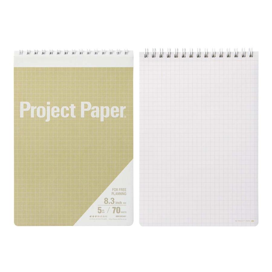 オキナ okina メモ帳 プロジェクトペーパー ガジェットメモ 8.3inch ドライモス 5冊セット GM3481 | OKINA