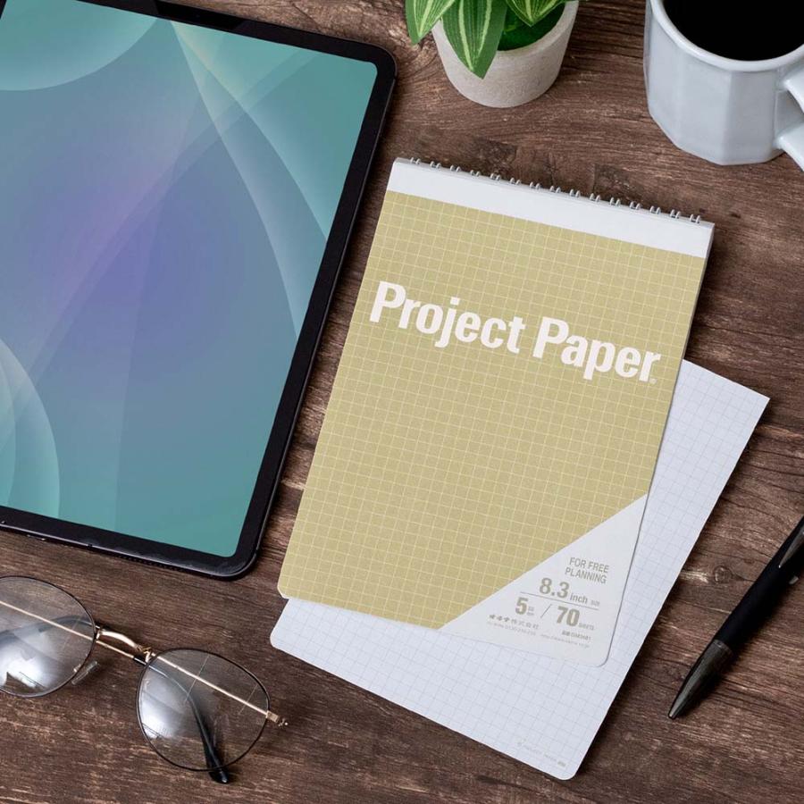 オキナ okina メモ帳 プロジェクトペーパー ガジェットメモ 8.3inch ドライモス 5冊セット GM3481 | OKINA | 05