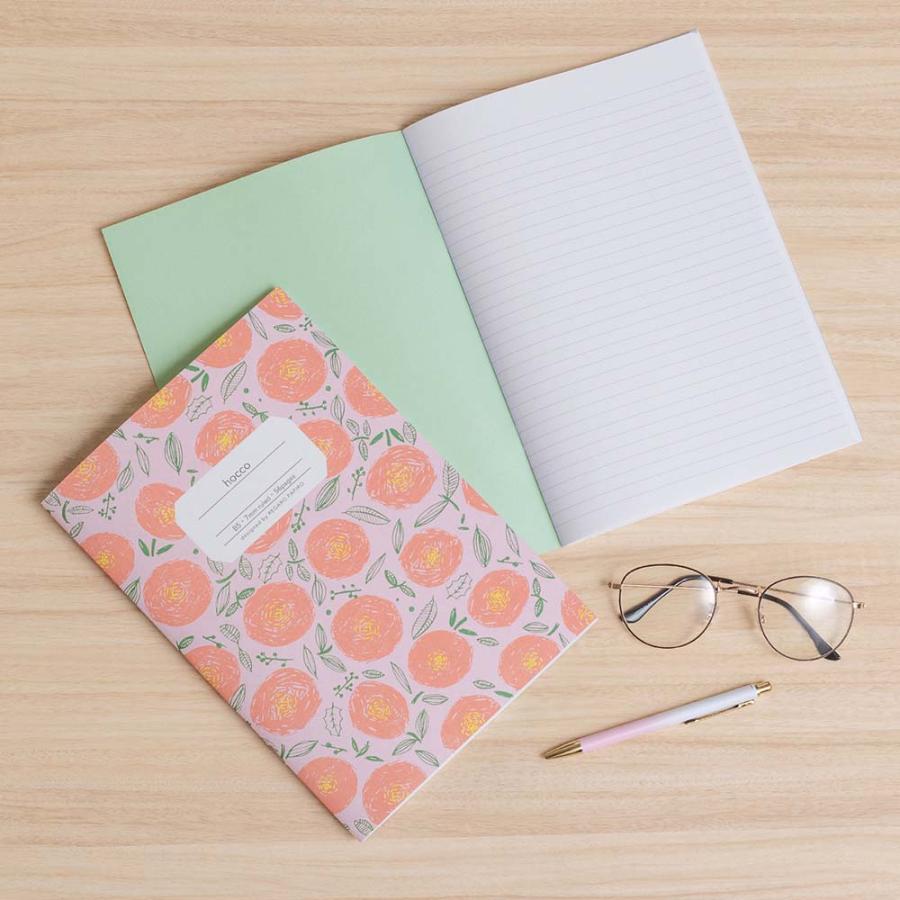 日本ノート nipponnote 柄ノート hocco (ホッコ)  B5 丸花 5冊セット X001B5M | 日本ノート | 02