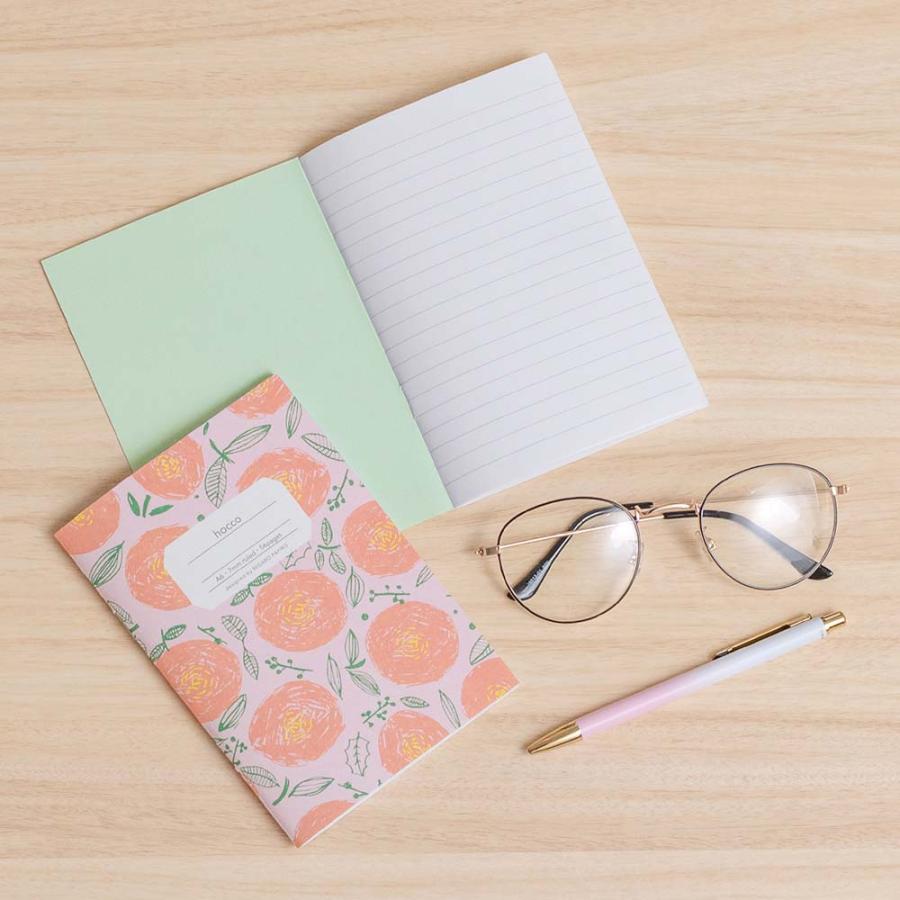 日本ノート nipponnote 柄ノート hocco (ホッコ) A6 丸花 5冊セット X001A6M | 日本ノート | 02