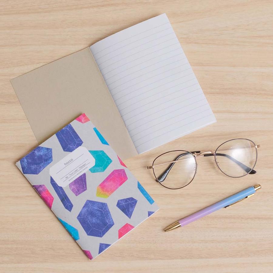 日本ノート nipponnote 柄ノート hocco (ホッコ) A6 宝石 5冊セット X001A6H | 日本ノート | 02