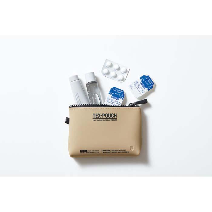 キングジム KINGJIM TEX−POUCH MINI ベージュ TXP200ヘ- | KING JIM | 01