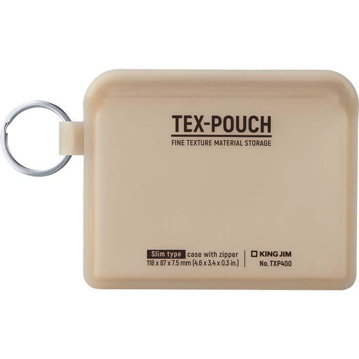 キングジム KINGJIM TEX−POUCH SLIM ベージュ TXP400ヘ- | KING JIM