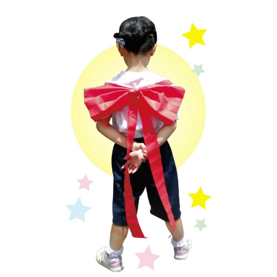 アーテック 背おえるかんたんリボン 赤 #1694 運動会 発表会 イベント ダンス 応援 演技 イベント | ブランド登録なし | 02