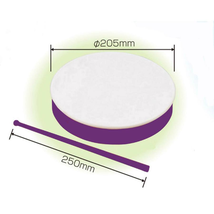 アーテック プラ製たいこ J 紫 #2915 運動会 発表会 イベント ダンス 応援 演技 イベント | アーテック | 03