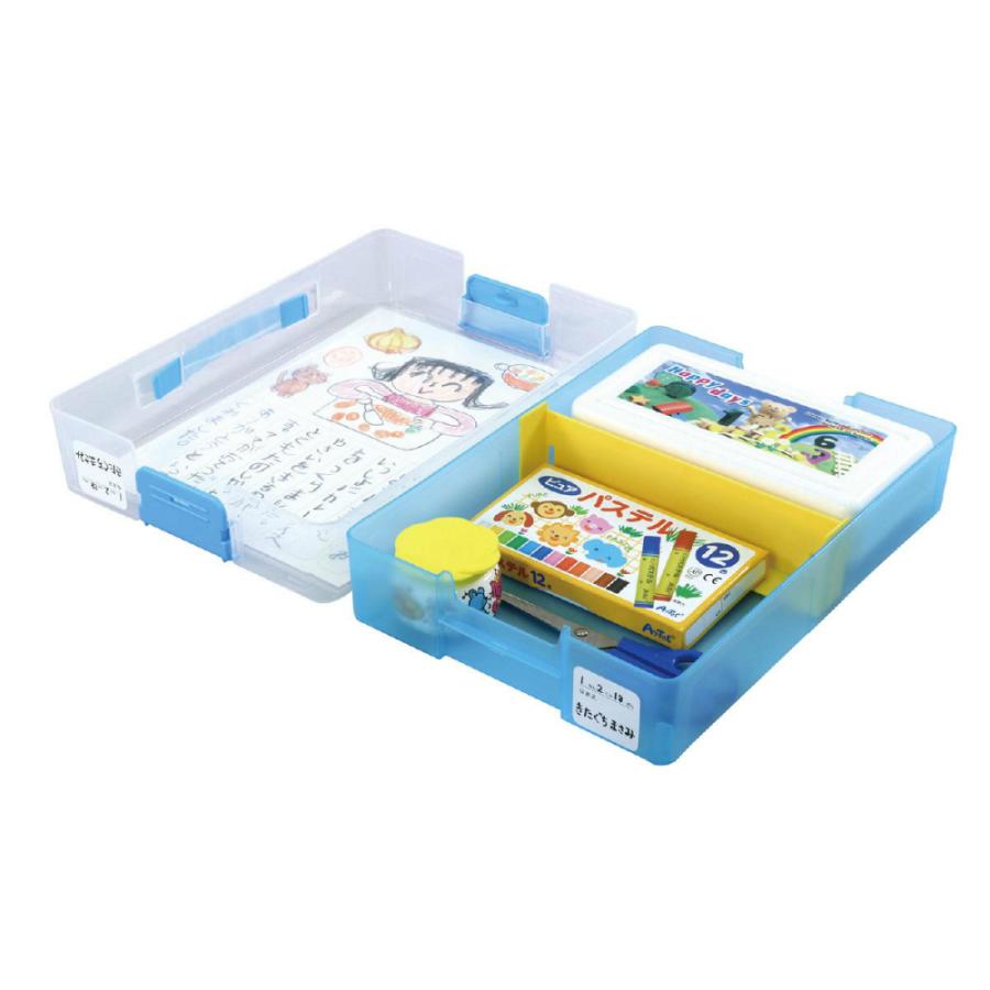 アーテック A4おどうぐばこクリアブルー #3701 学童文具 備品 器具 | ブランド登録なし