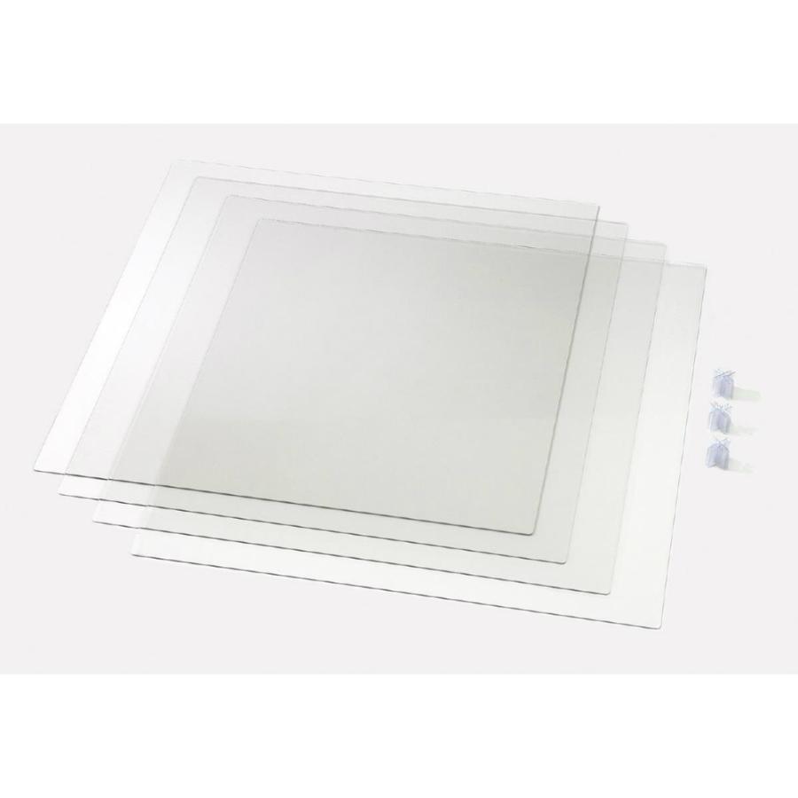 アーテック 飛沫防止十字型卓上パーテーション 正方形タイプ #51228 オフィス用品 パーテーション | ブランド登録なし | 02