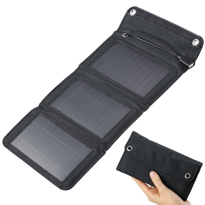 アーテック 折りたたみ式ポータブルソーラー充電器 5W #52033 防犯 防災 防災用品 地震 災害 防災 | ブランド登録なし | 01