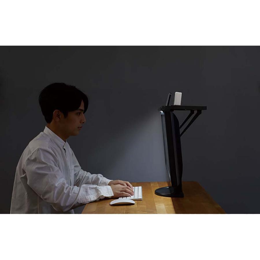 キングジム KINGJIM ライト付きディスプレイボ−ド クロ LDB-500クロ PC周辺機器 省スペース デスクボード ライト PCライト | KING JIM | 02