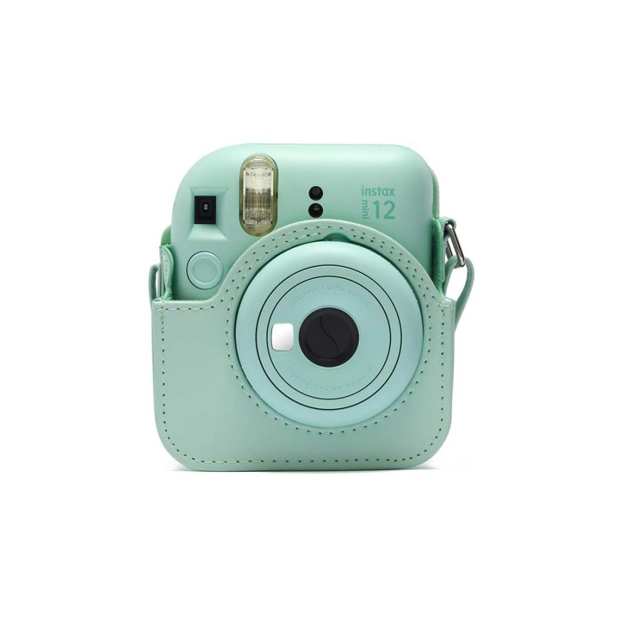 FUJIFILM＜富士フイルム＞ チェキ mini12用 カメラケース グリーン instax カバー | チェキ | 01