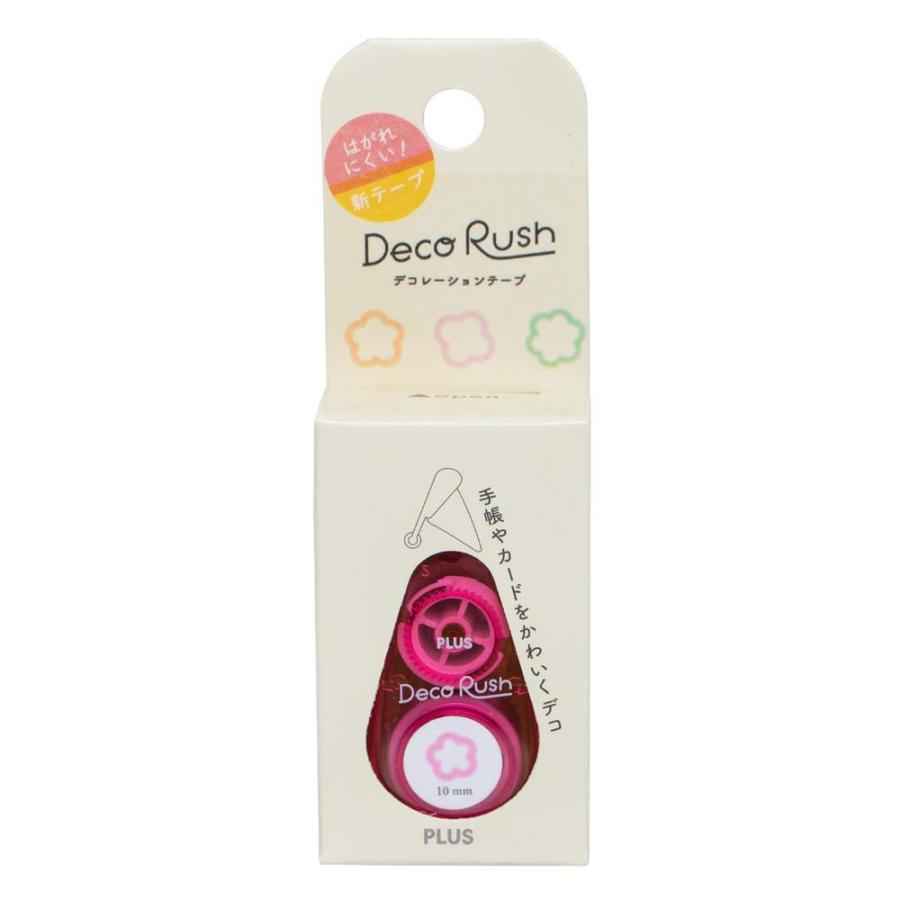 プラス PLUS デコレーションテープ デコラッシュ 太幅 10mm ふんわりフラワー DC-080-8 51-911 51911 | PLUS | 01