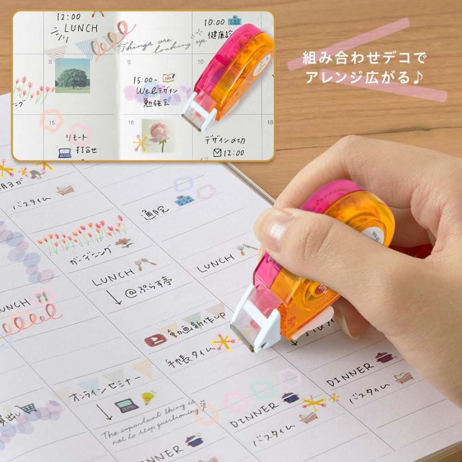 プラス PLUS デコレーションテープ デコラッシュ 太幅 10mm きらめき DC-080-14 51-917 51917 | PLUS | 04