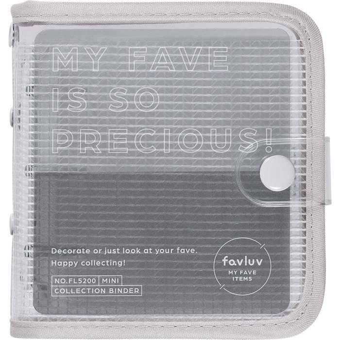 【欠品中：5月中旬入荷予定】キングジム KINGJIM ファブラブ バインダー グレー FL5200クレ | KING JIM