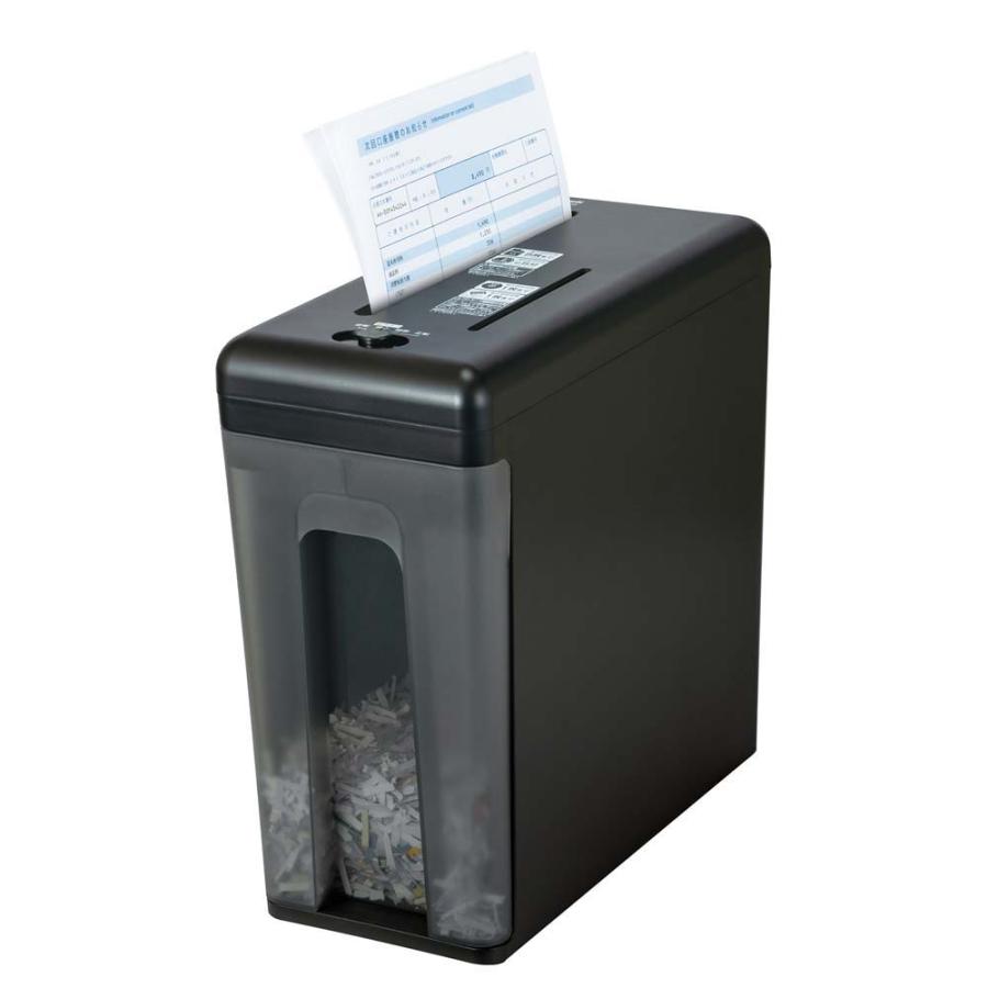 ナカバヤシ nakabayashi パーソナルシュレッダ ノイズレス スリム ブラック NSE-NLC02BK 静か 静音 ノイズレス 事務所 | ナカバヤシ | 01