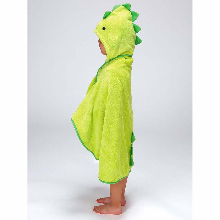 スケーター Skater 吸水速乾フード付きバスポンチョ ディノサウルス BPO1 ポンチョ タオル お風呂 プール | スケーター | 01