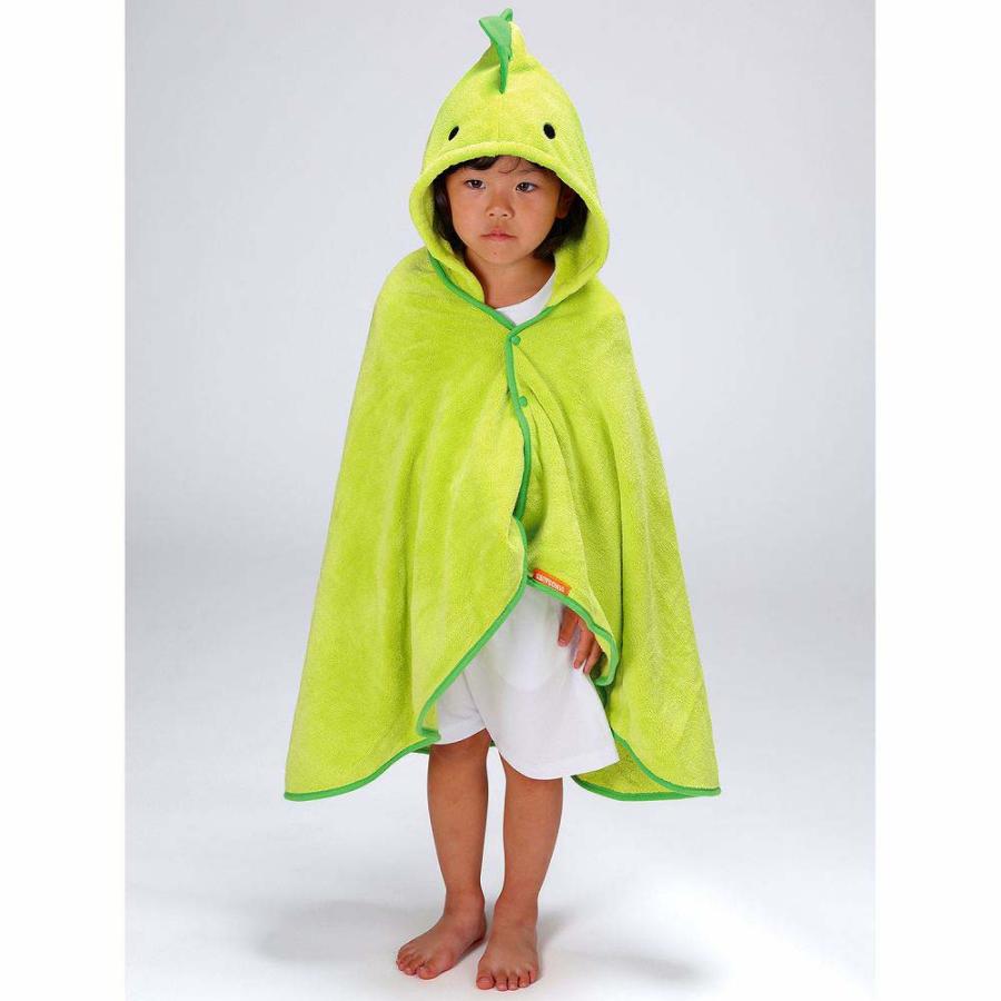 スケーター Skater 吸水速乾フード付きバスポンチョ ディノサウルス BPO1 ポンチョ タオル お風呂 プール | スケーター | 03
