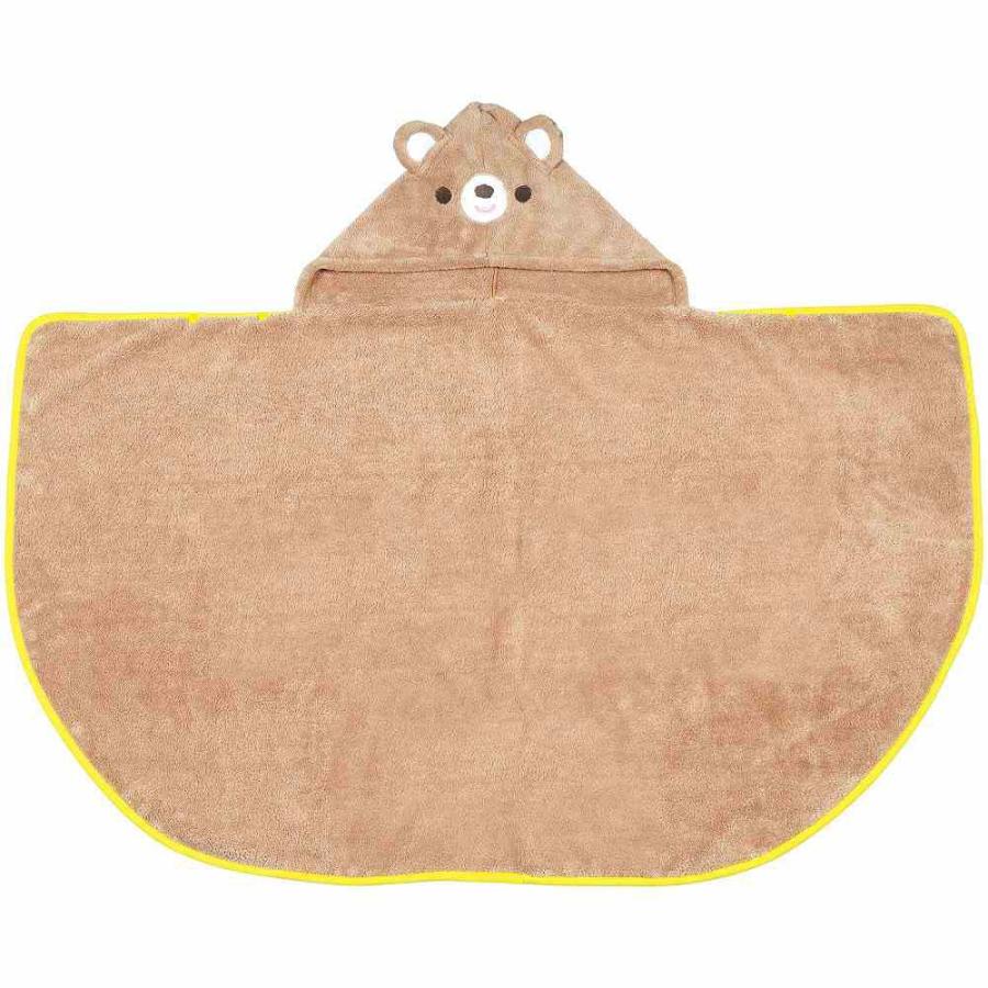 スケーター Skater 吸水速乾フード付きバスポンチョ くま BPO1 ポンチョ タオル お風呂 プール | スケーター | 01